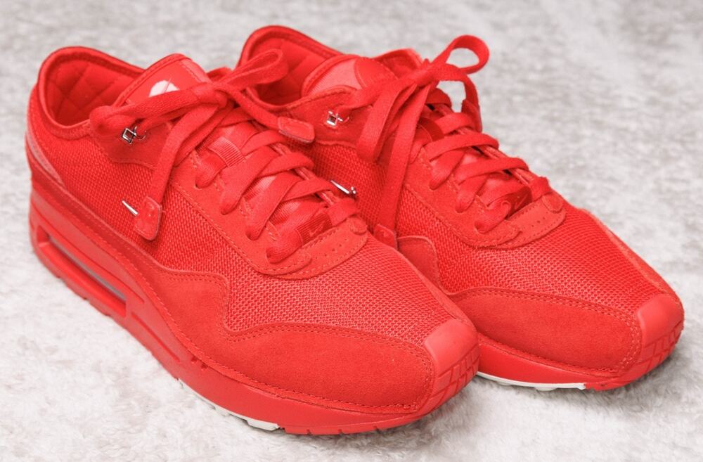 Nike Air Max 1 86 Big Bubble Jacquemus Mystic Red Sneakers Womens 10 HM6690-600